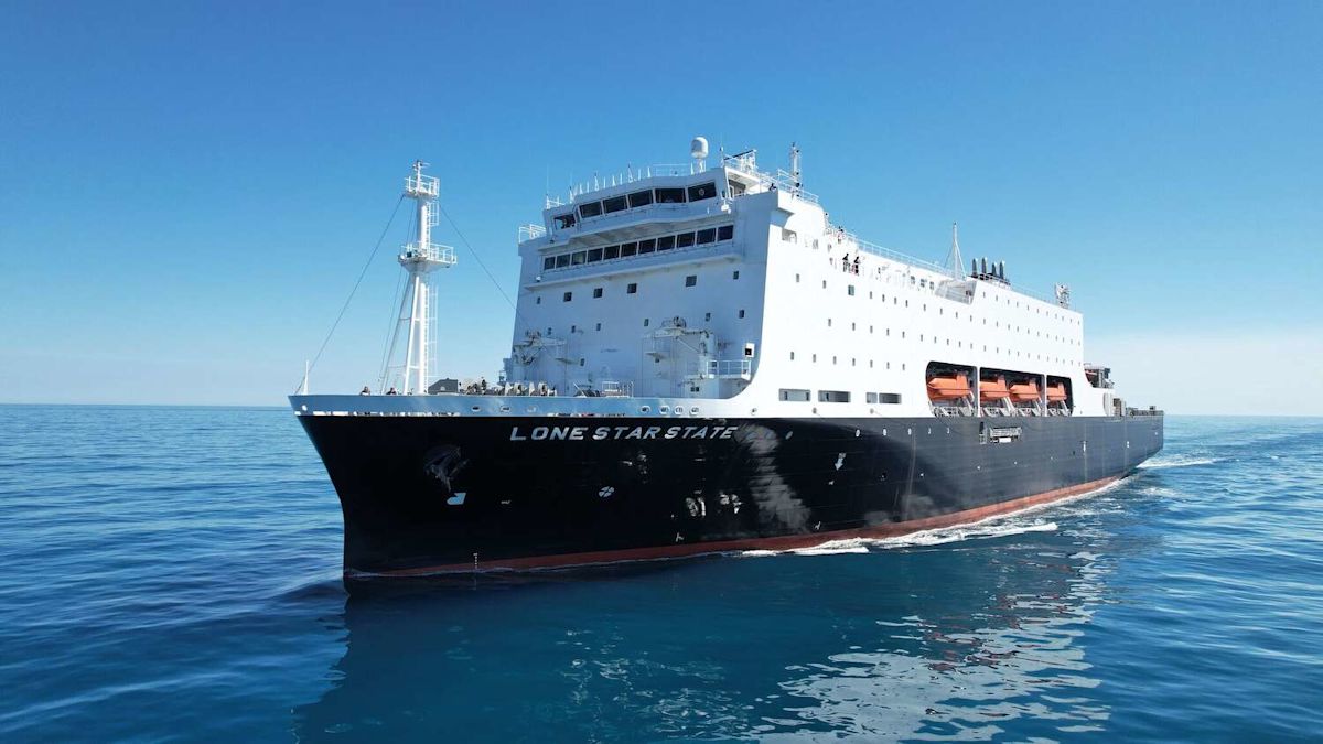 Texas A&M-Galveston marks major milestone as new training vessel heads home