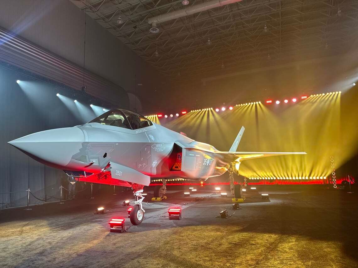 Germany receives first F-35 fighter jet at Lockheed Martin in Fort Worth