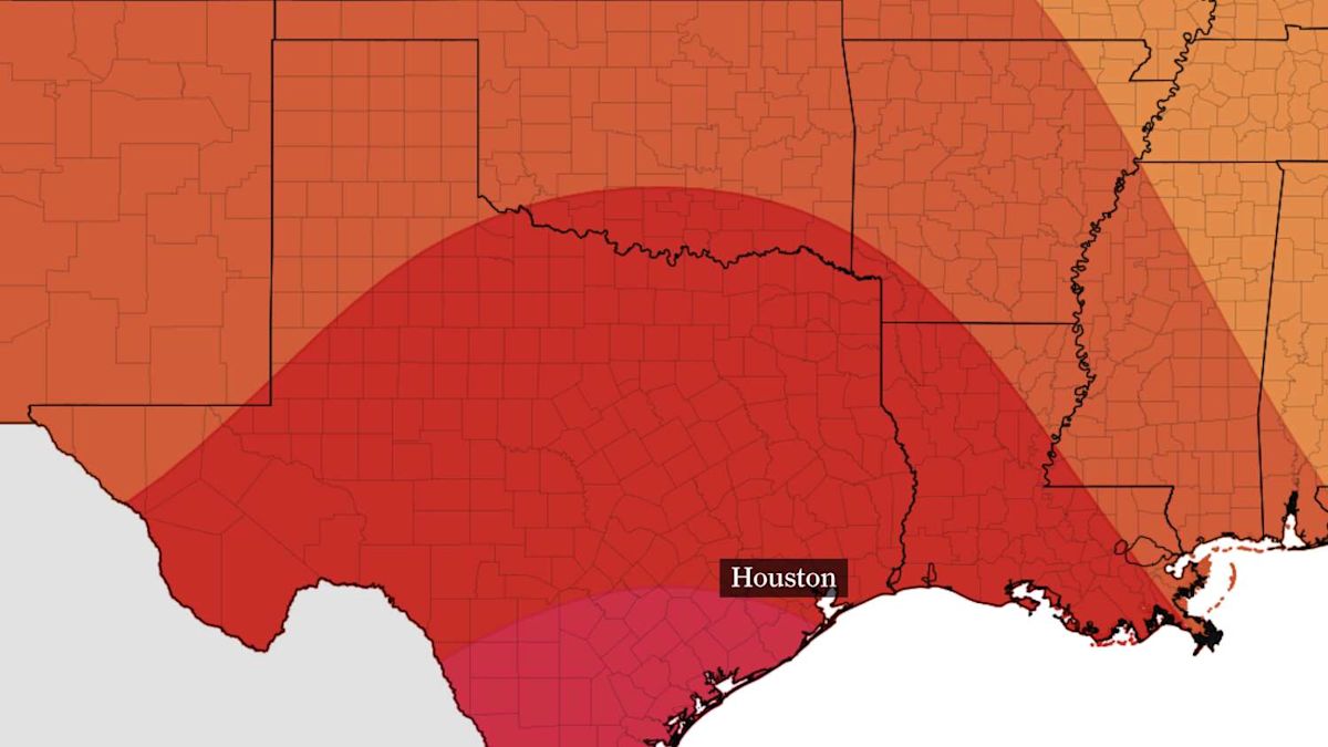 Houston heat continues this week. Here's how that could change by the weekend.