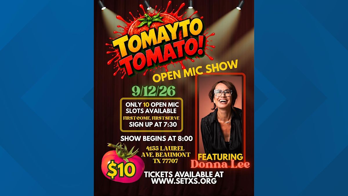 Southeast Texas comedians can share stage with touring comic Donna Lee in Beaumont Saturday night