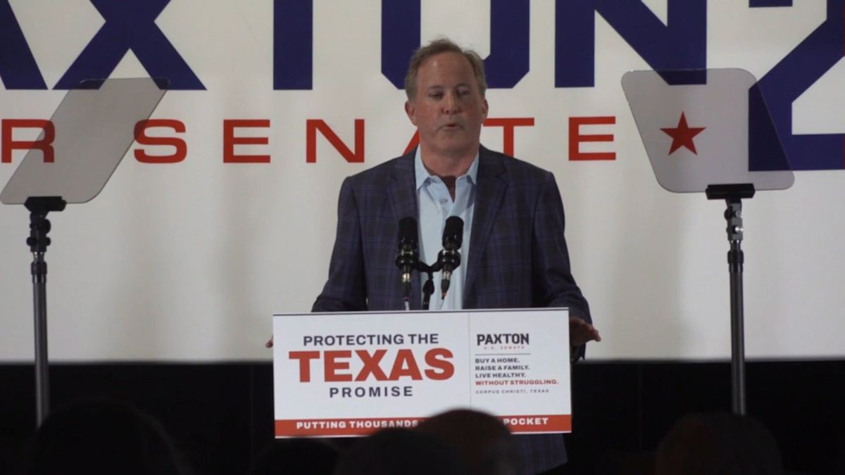 Ken Paxton rallies supporters in Corpus Christi ahead of U.S. Senate race against James Talarico
