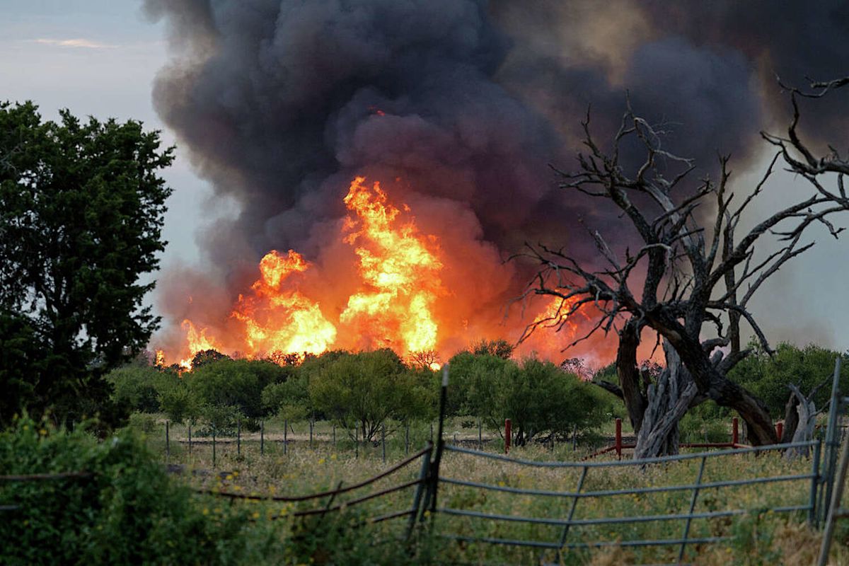 Two weeks later, one of the largest recorded wildfires in North Texas history continues burning