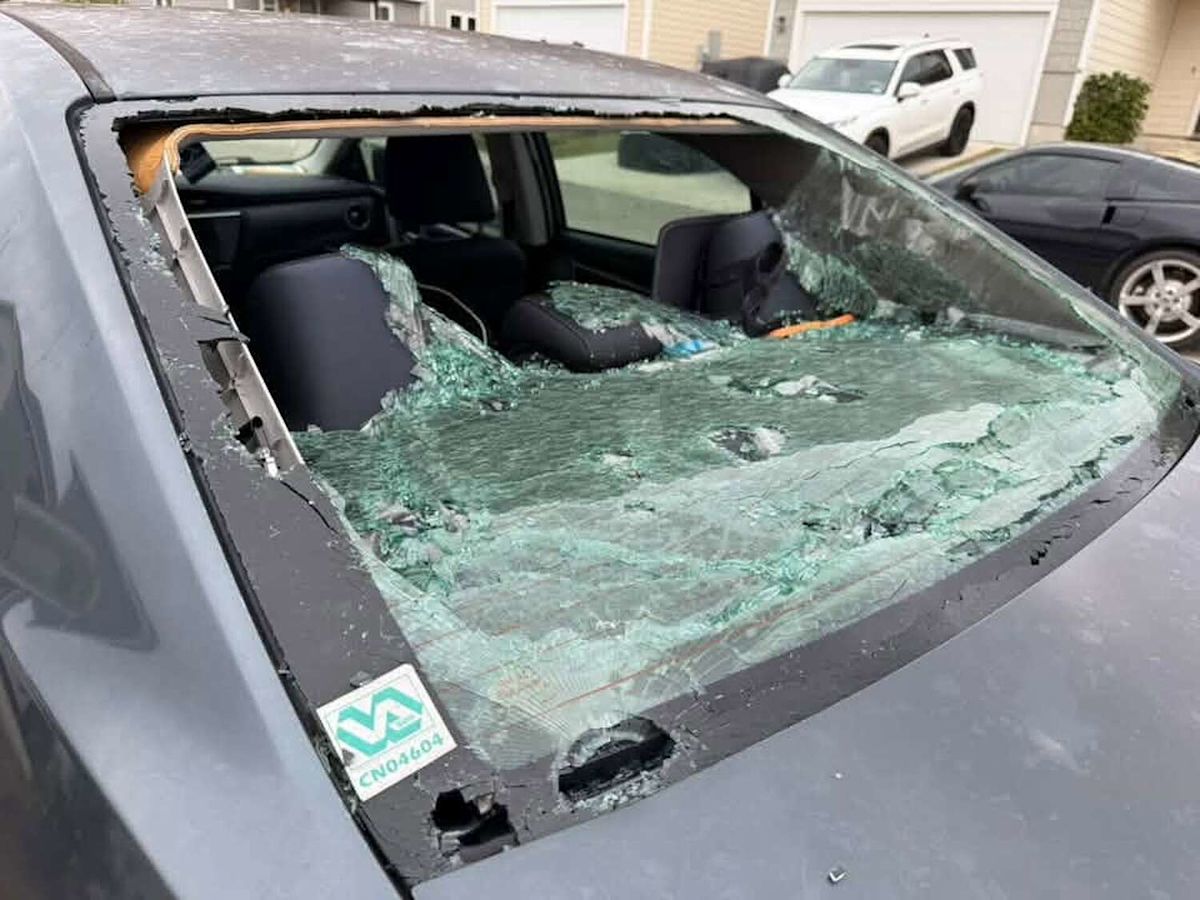 PHOTOS: Hail, strong winds leave damage across San Antonio area