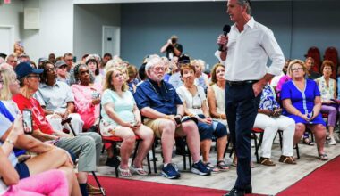As Republicans head to Texas convention, Newsom plays up his favorite rivalry
