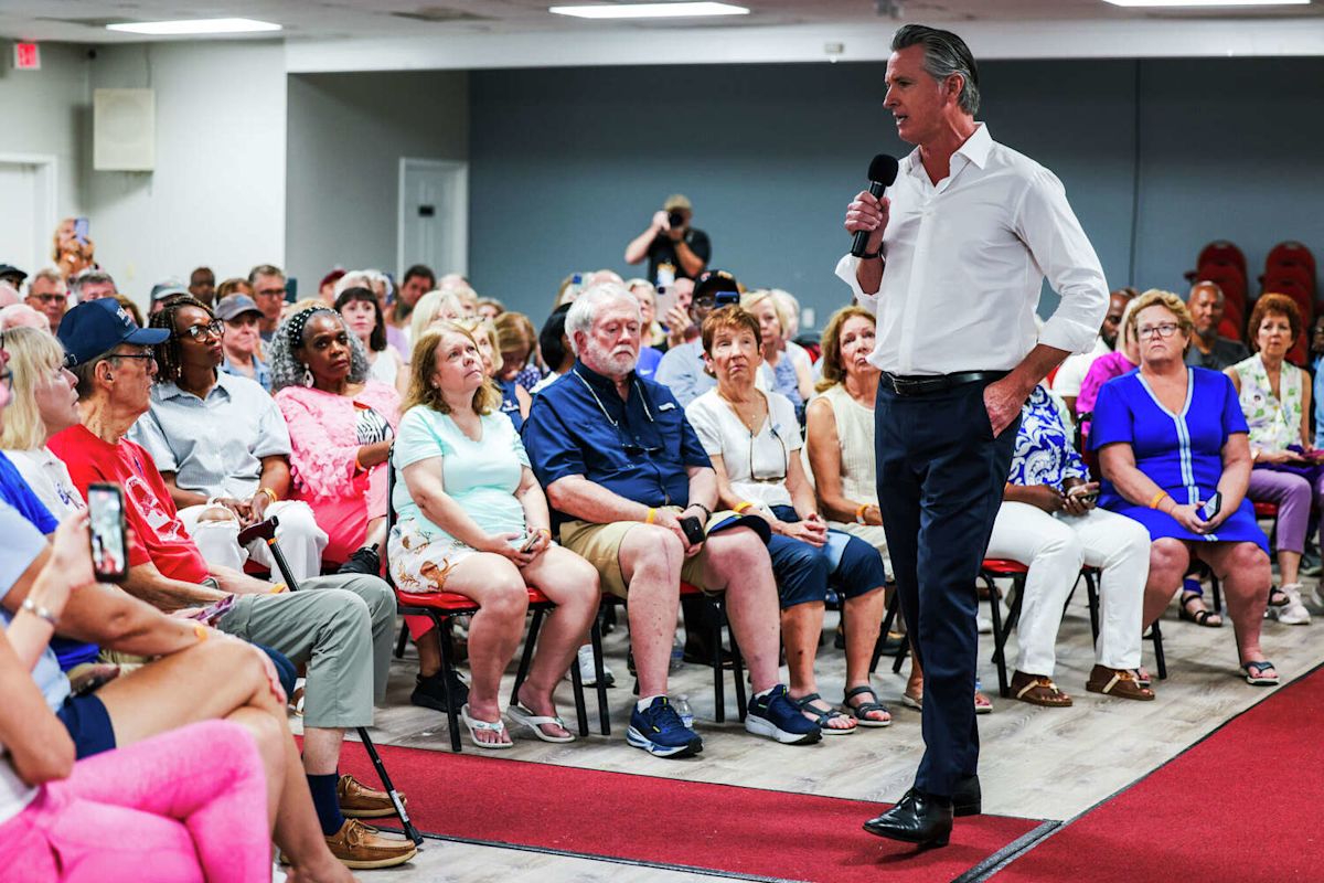 As Republicans head to Texas convention, Newsom plays up his favorite rivalry