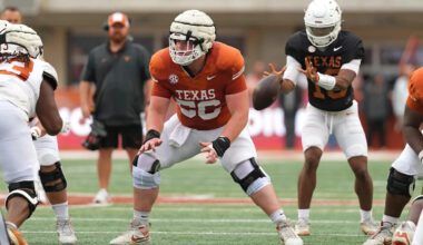 No. 5 Texas releases depth chart for Texas State game