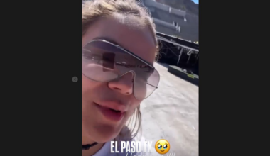 Karol G arrives in El Paso, notices Sun Bowl mountain backdrop
