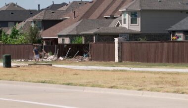 Driver cited after car crashes through Fort Worth backyard fence, narrowly missing children