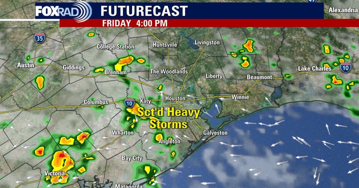 Houston weather: Scattered showers for Friday, Labor Day weekend