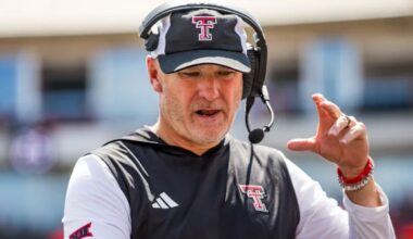 Joey McGuire on USC attendance vs. Texas Tech's sold-out Lubbock crowd: "60,000... no matter what the weather is like"