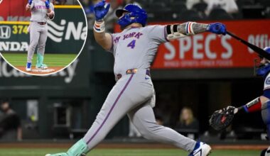 Francisco Alvarez has big night at plate as Mets top Rangers