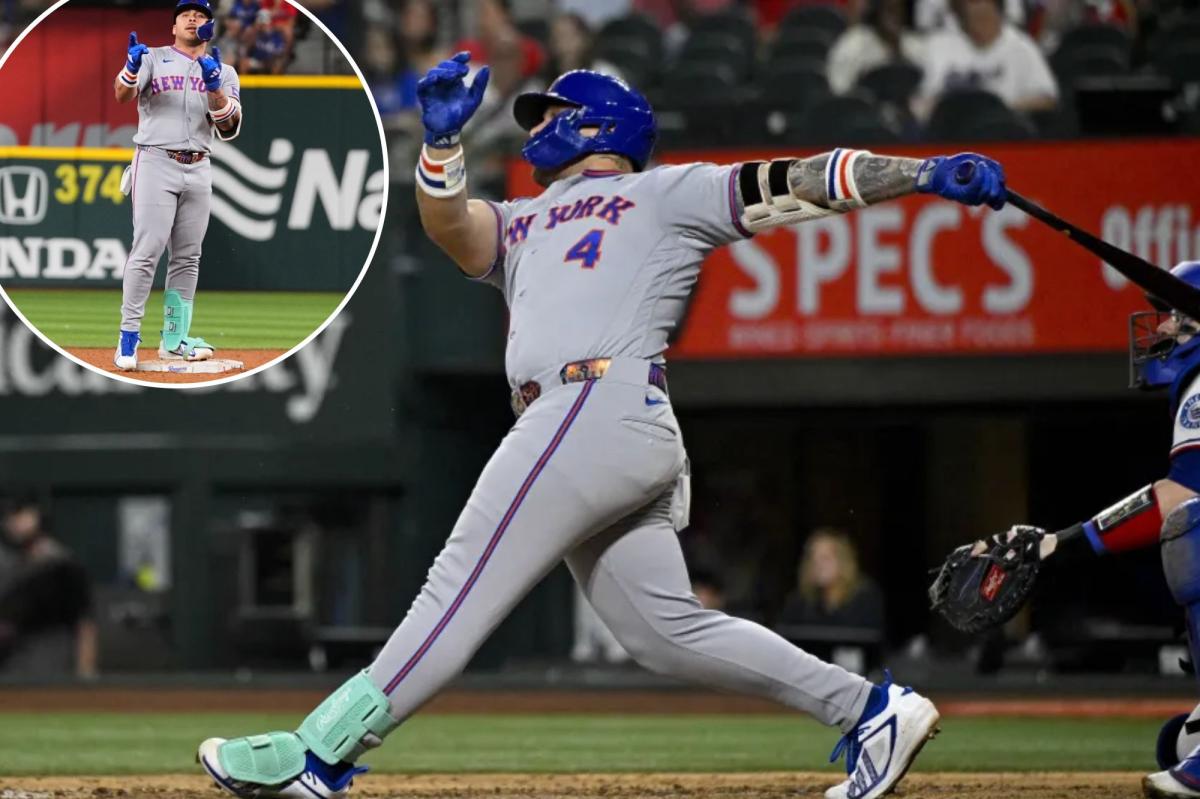 Francisco Alvarez has big night at plate as Mets top Rangers