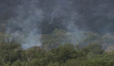 Kurk Fire: Crews fight 1,000-acre fire in San Saba County