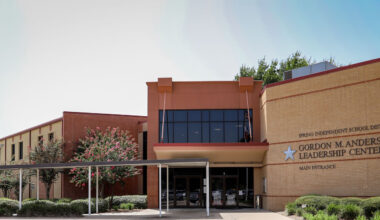 Exterior of the Spring ISD Administrative building