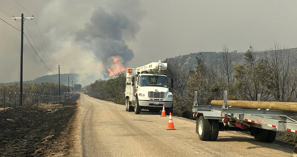 Texas Electric Co-ops Restore Power Amid Wildfires, Floods