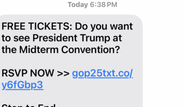GOP says free Trump convention ticket texts in Dallas are legitimate