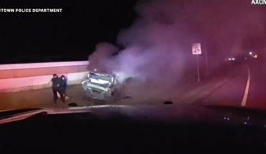 Two officers rescue unconscious teen from stolen car after high-speed chase