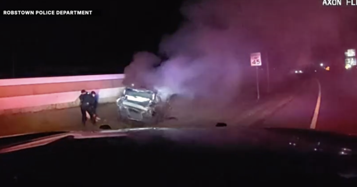 Two officers rescue unconscious teen from stolen car after high-speed chase