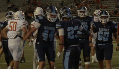 Carroll uses backfield creativity to get first win of season