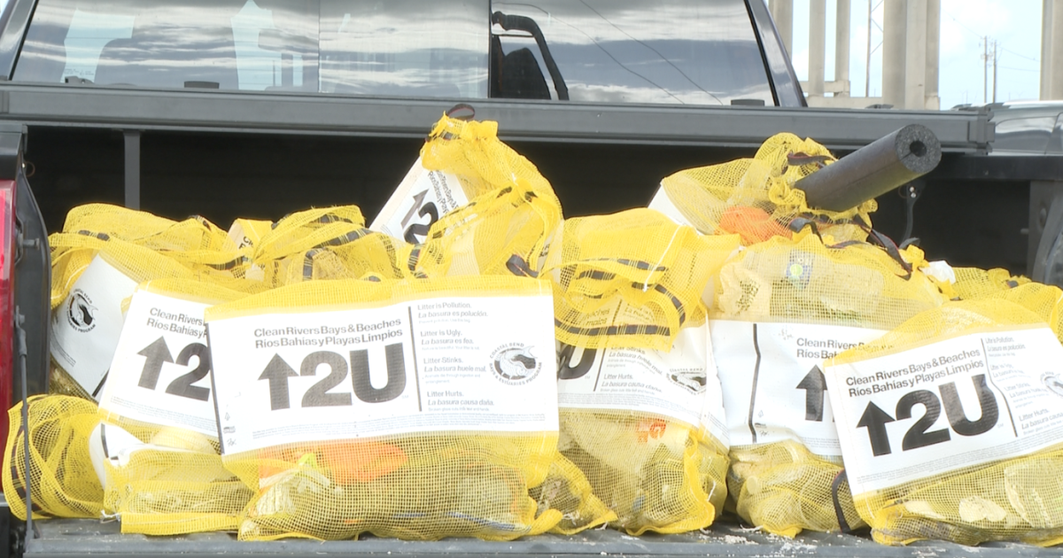 Grassroots cleanup targets JFK Memorial Causeway near North Padre Island