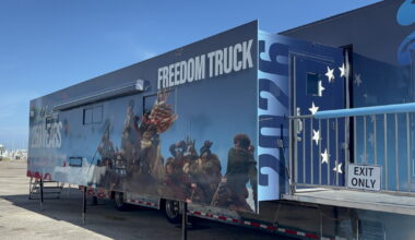 Canadian visitors celebrate America's 250th at Freedom Truck museum