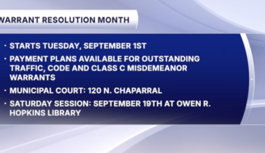 Corpus Christi residents can clear warrants without arrest risk in September