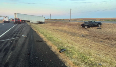 18-wheeler crash closes southbound Highway 77 at County Road 12 near Driscoll