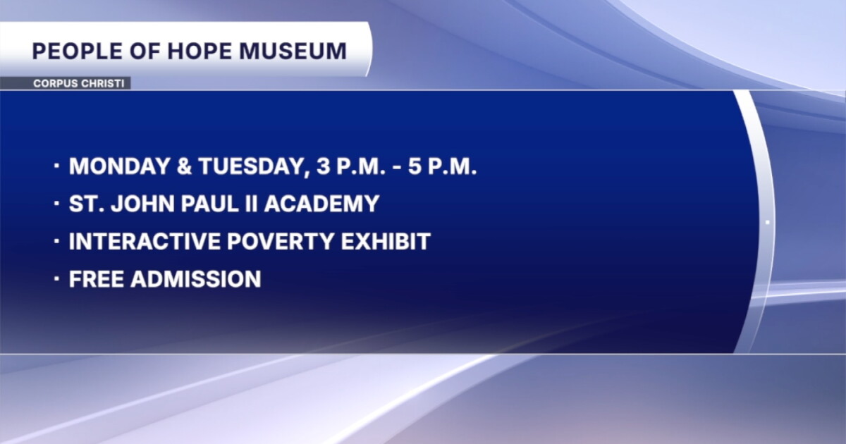People of Hope museum visits Corpus Christi this week