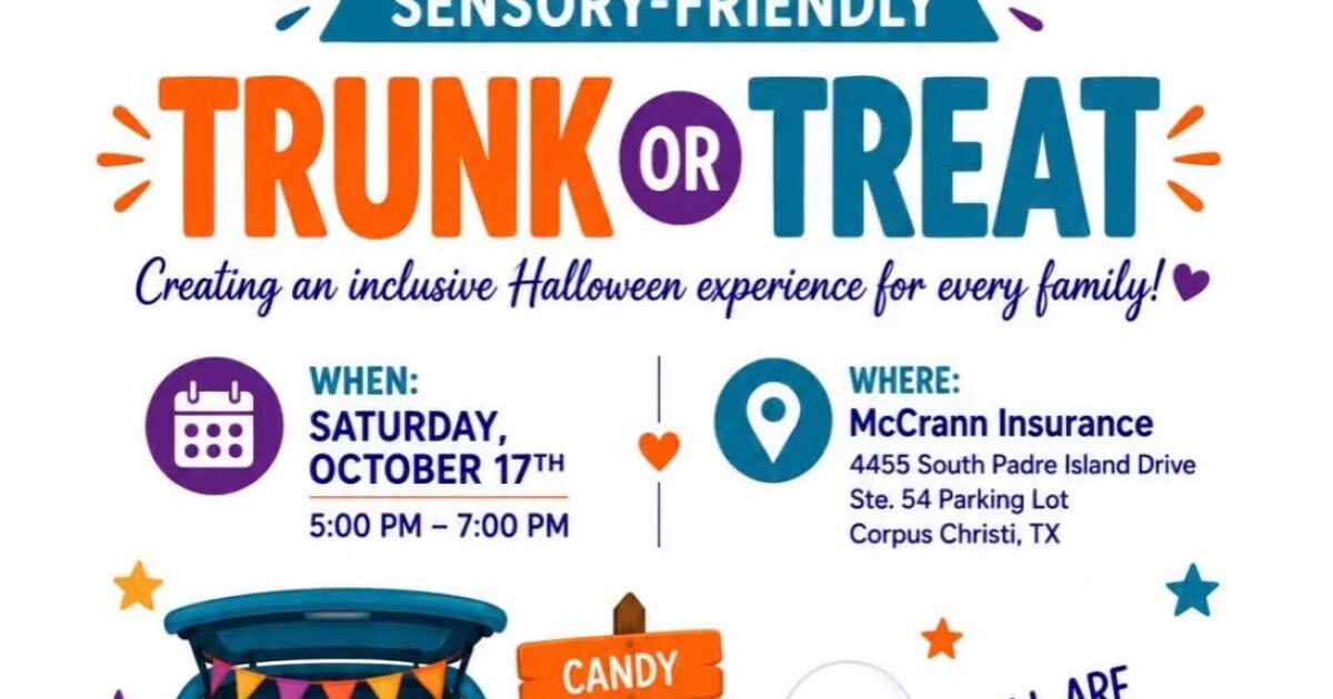 First inclusive trunk or treat for children with autism in Corpus Christi