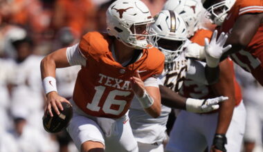 Manning's four TD passes lead No. 5 Texas past Texas State 59-7