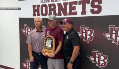 Flour Bluff ISD honors tennis coach Steve Bonds