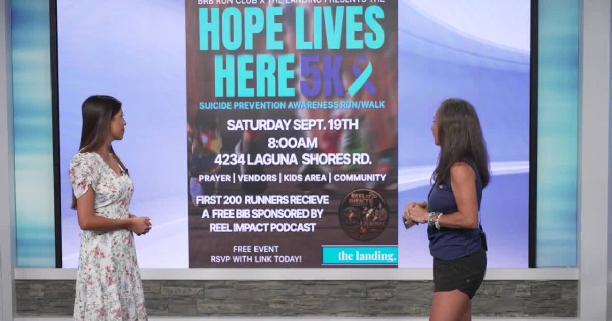 Hope Lives Here 5K brings community together for suicide prevention Saturday