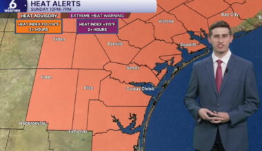 Corpus Christi records hottest start to September; more rain arrives Thursday