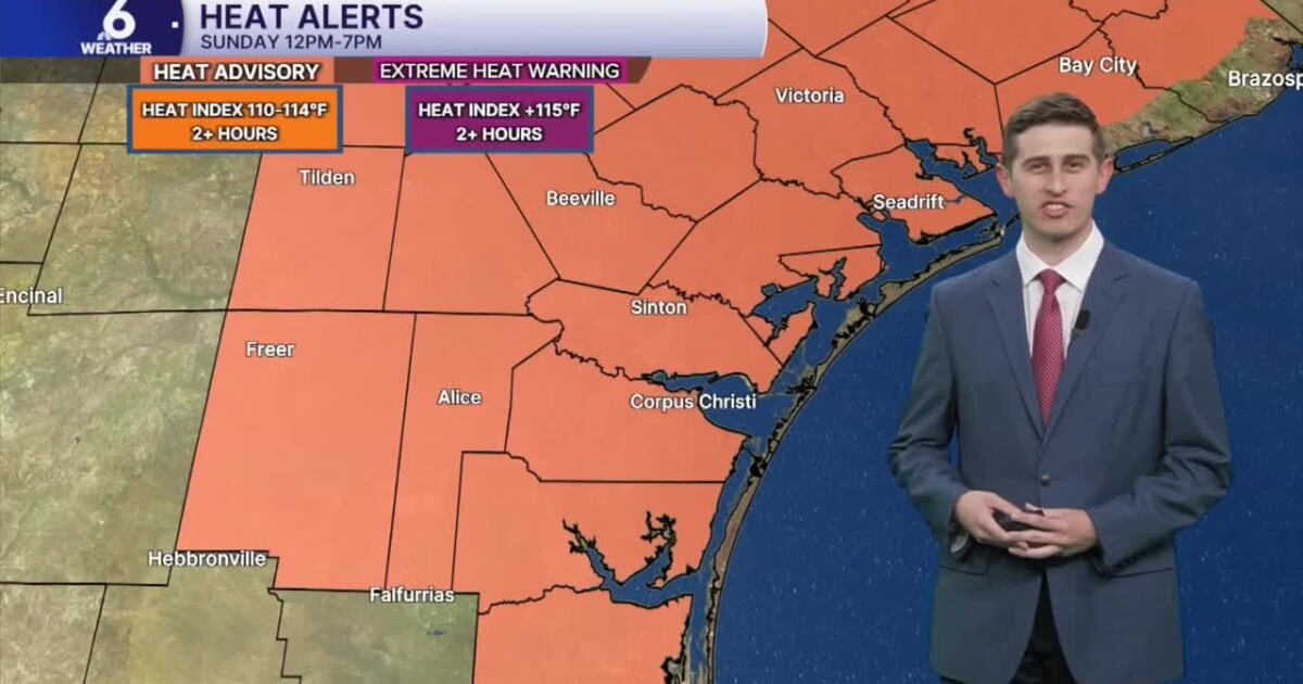 Corpus Christi records hottest start to September; more rain arrives Thursday