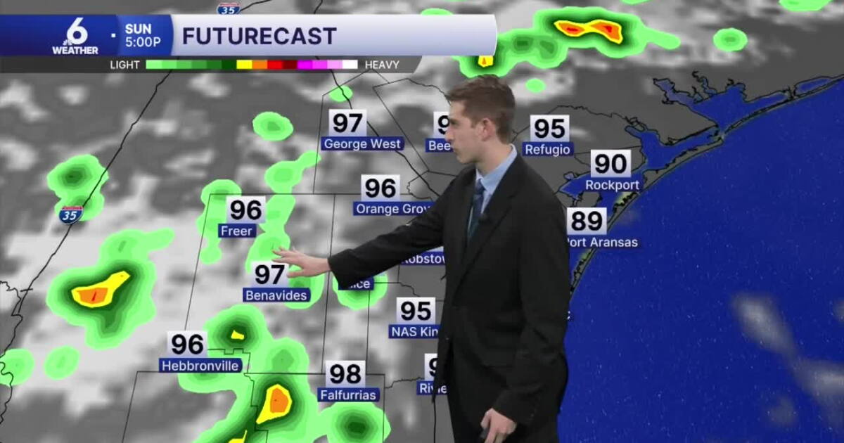Weather conditions improve for the holiday weekend but storms are still possible
