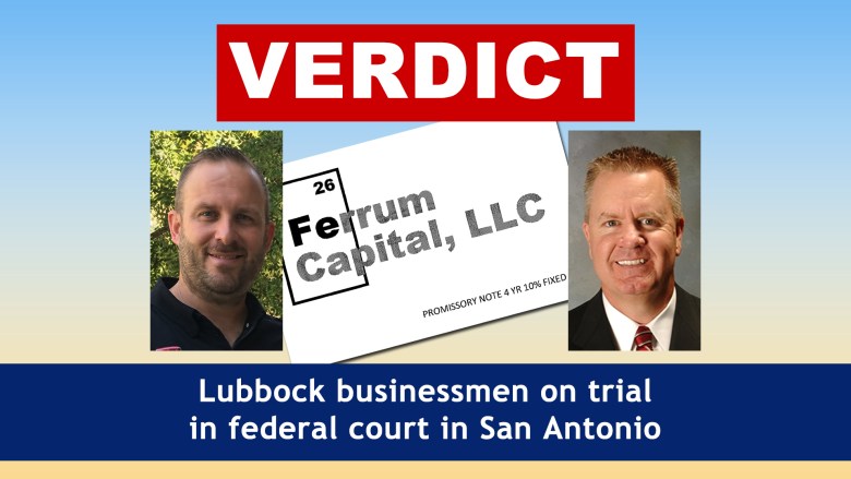 Breaking news: Allen and Cox found guilty on all four counts in Ferrum Capital case