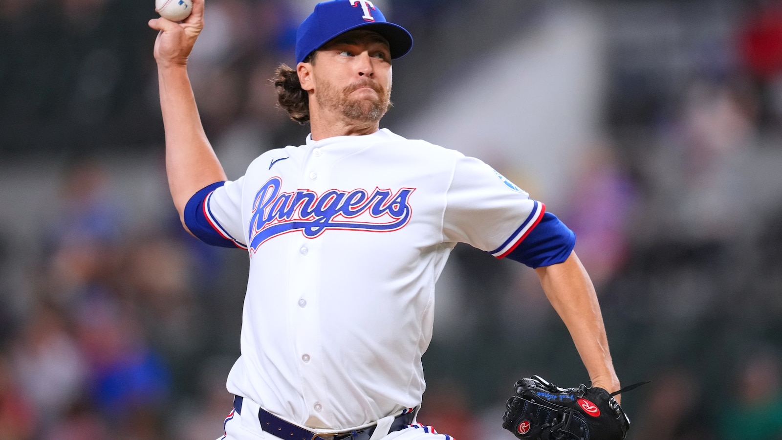 DeGrom strikes out 8, allows 1 hit in 7 shutout innings as the Rangers beat the A's 8-1