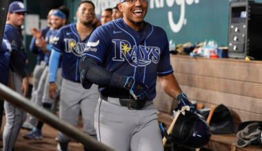 Aranda and Palacios homer as Rays overcome first Rangers grand slam of season in 7-6 win