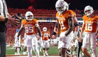 Arch Manning and No. 19 Texas hang on to beat No. 7 Ole Miss 34-27 after blowing 21-point lead :: WRAL.com