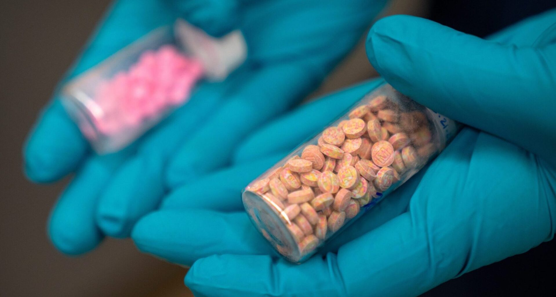 vials of fentanyl pills