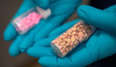 vials of fentanyl pills