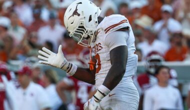 Rasheem Biles, Oct. 10, Texas vs Oklahoma