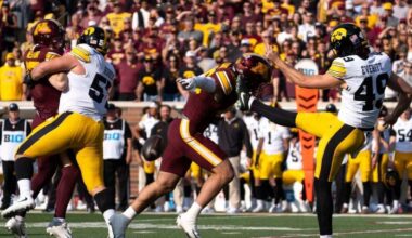 Minnesota upsets No. 15 Iowa on Luke Drzewiecki's field goal