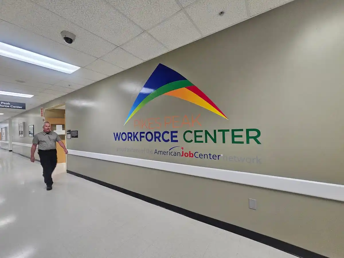 The Pikes Peak Workforce Center will remain in its first-floor suite at the El Paso County Citizens Service Center, 1675 W. Garden of the Gods Road, in its merger with the county's Economic Development Department, which also is moving to the Citizens Service Center. (Debbie Kelley, The Gazette)