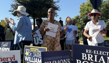 UTA students protest closed voting polls as wait times soar in several Tarrant County areas