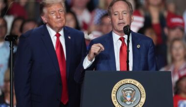 Things Get Raucous as Trump Rallies for Paxton in Texas