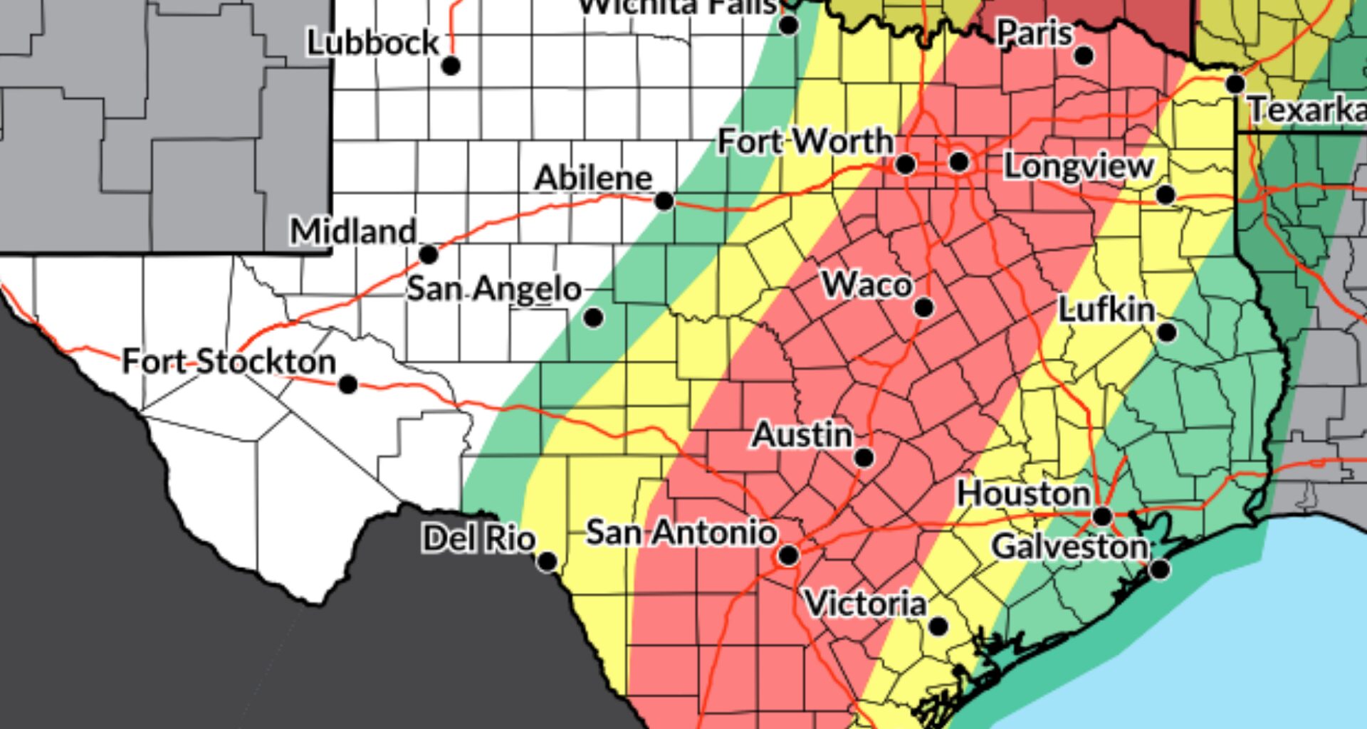 Houston rain timeline: When storms arrive, where flooding is possible
