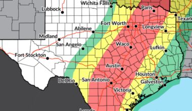 Houston rain timeline: When storms arrive, where flooding is possible