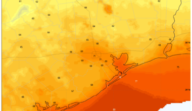 Heavy rains to remain west of Houston today, but weekend still looks soggy – Space City Weather