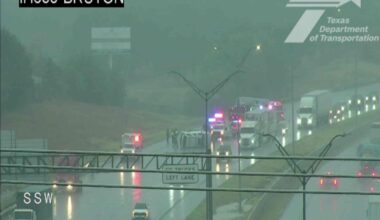 Four collisions close multiple interstates across North Texas Thursday during storms. 